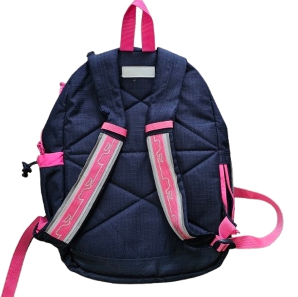 Vineyard Vines Padded Tech Backpack Navy Blue / Bright Pink - Picture 3 of 11